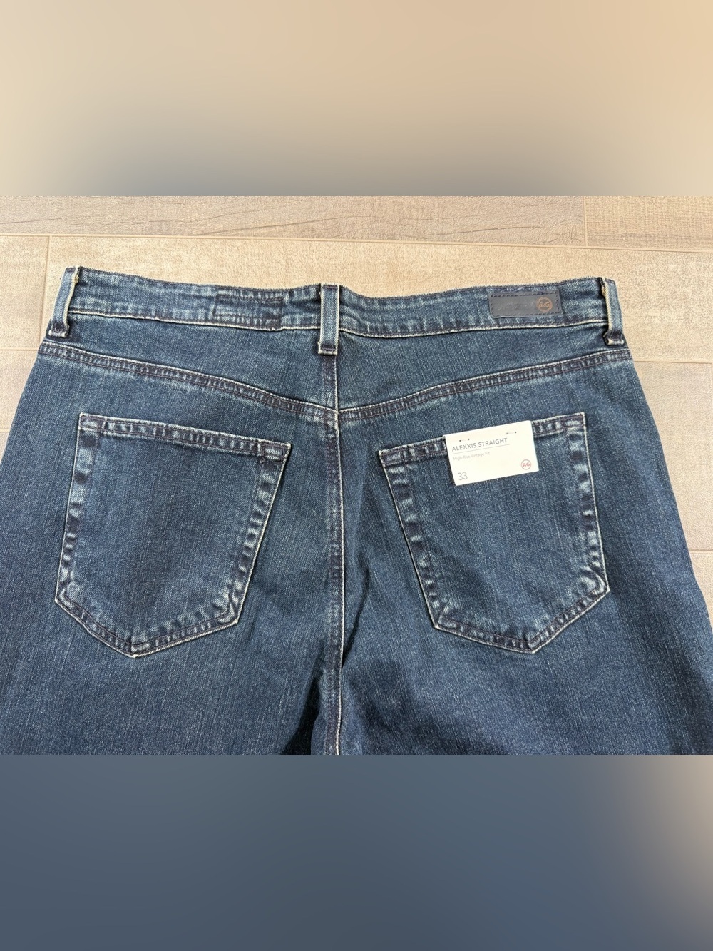 NEW AG Alexxis Straight High Rise Denim - Picture 3 of 14